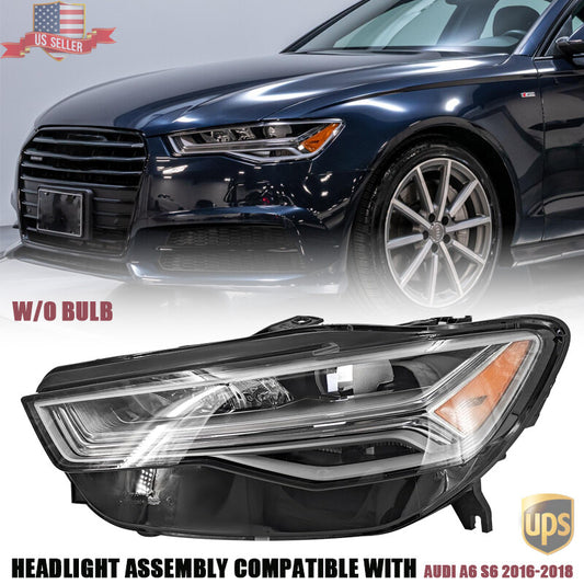 Left Driver Side LED Headlight Lamp 4G0941033K For 2016 2017 2018 for AUDI A6 S6 LH