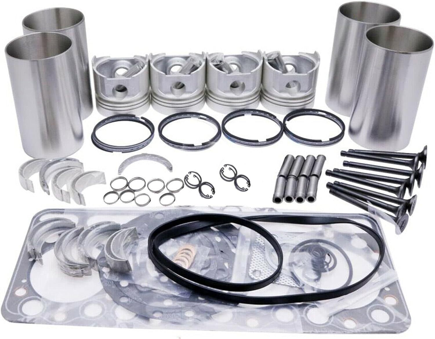 For Kubota V1902 V1902BH Engine Overhaul Rebuild Kit Excavator repair parts