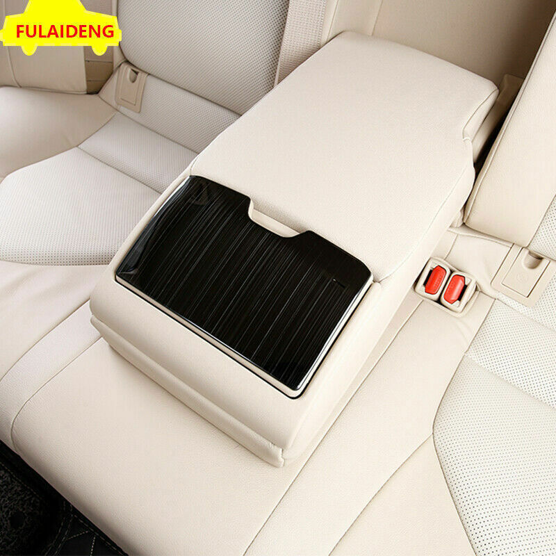 for Toyota for Camry 2018-2022 Black Titanium Rear Water Cup Holder Panel Frame Trim