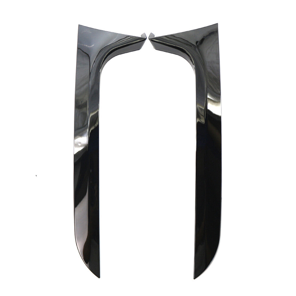 2X Rear Window Spoiler Canard Splitter For A6 C7 Allroad TDI Quattro 12-18 Black