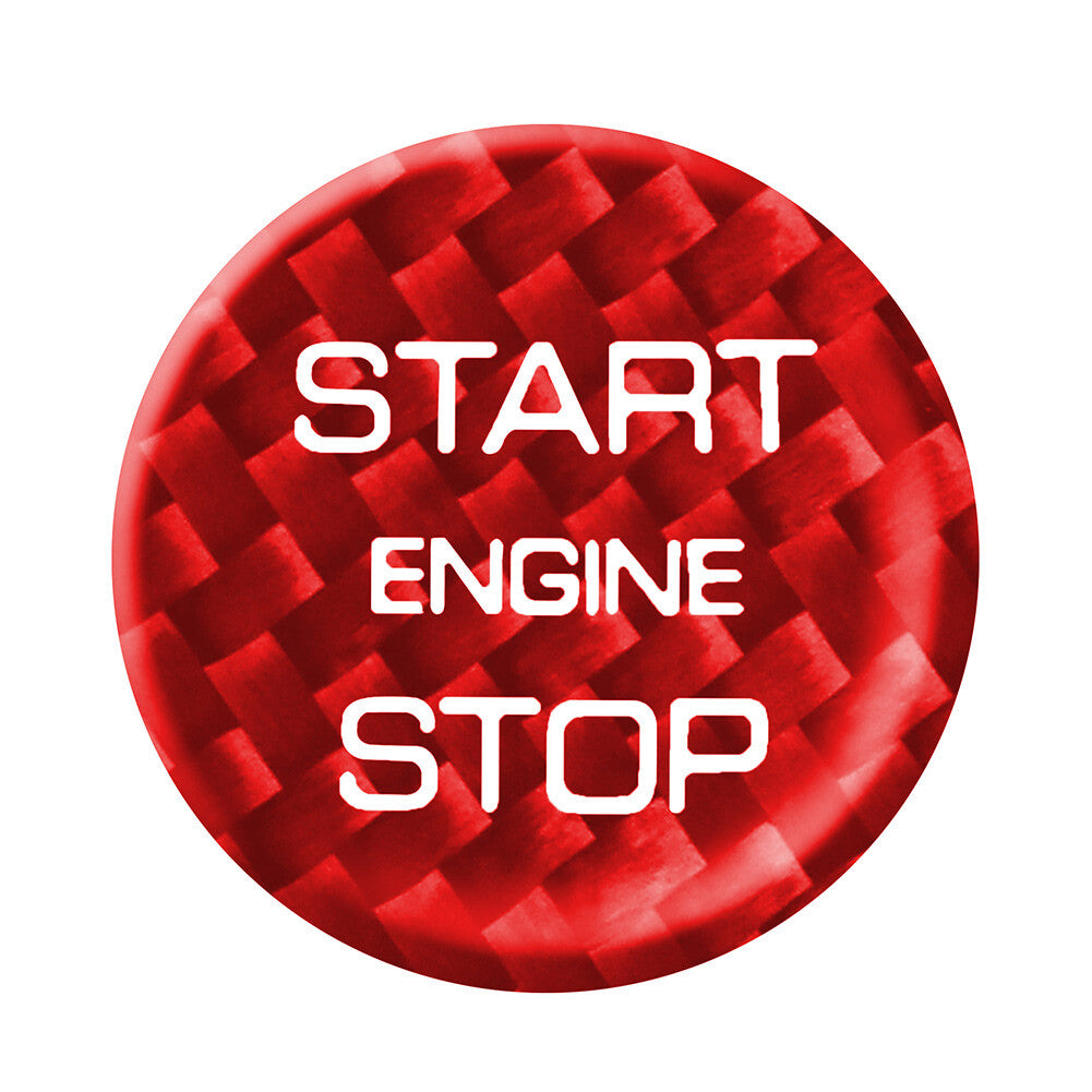 Motor Start Stop Button Trim Auto F¨¹r for Land Rover Discovery Sport 2016-2019 Rot