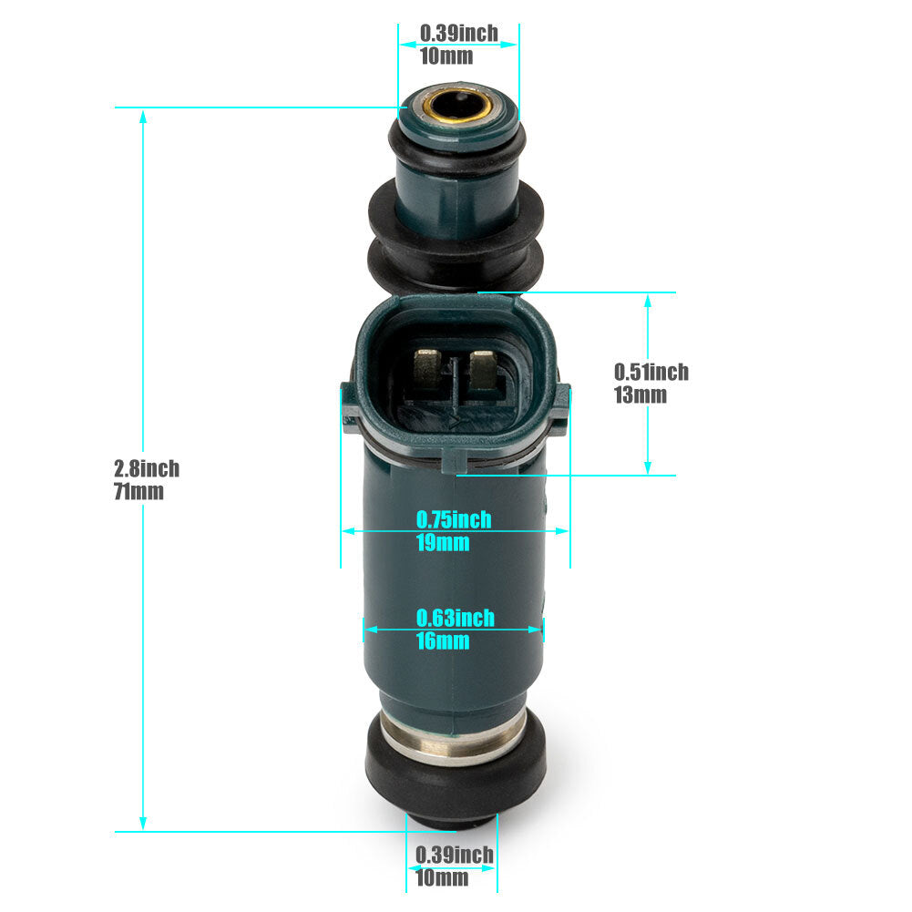 8x Fuel Injectors 23250-50040 For 01-04 for Lexus for Toyota Tundra Sequoia 4Runner 4.7L