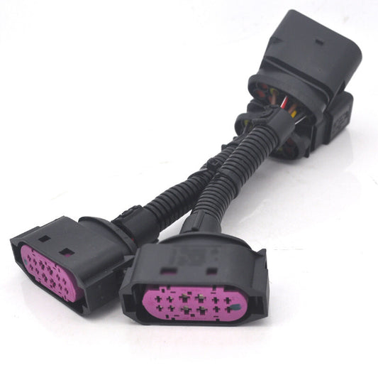 Retrofit halogen to xenon Head light cable wire adaptor for vw R32 GTI MK4 for bora
