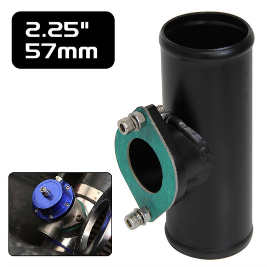 Type-S RS Style 2.25 Aluminum Turbo Blow Off Valve Flange Tube Adapter Pipe BK