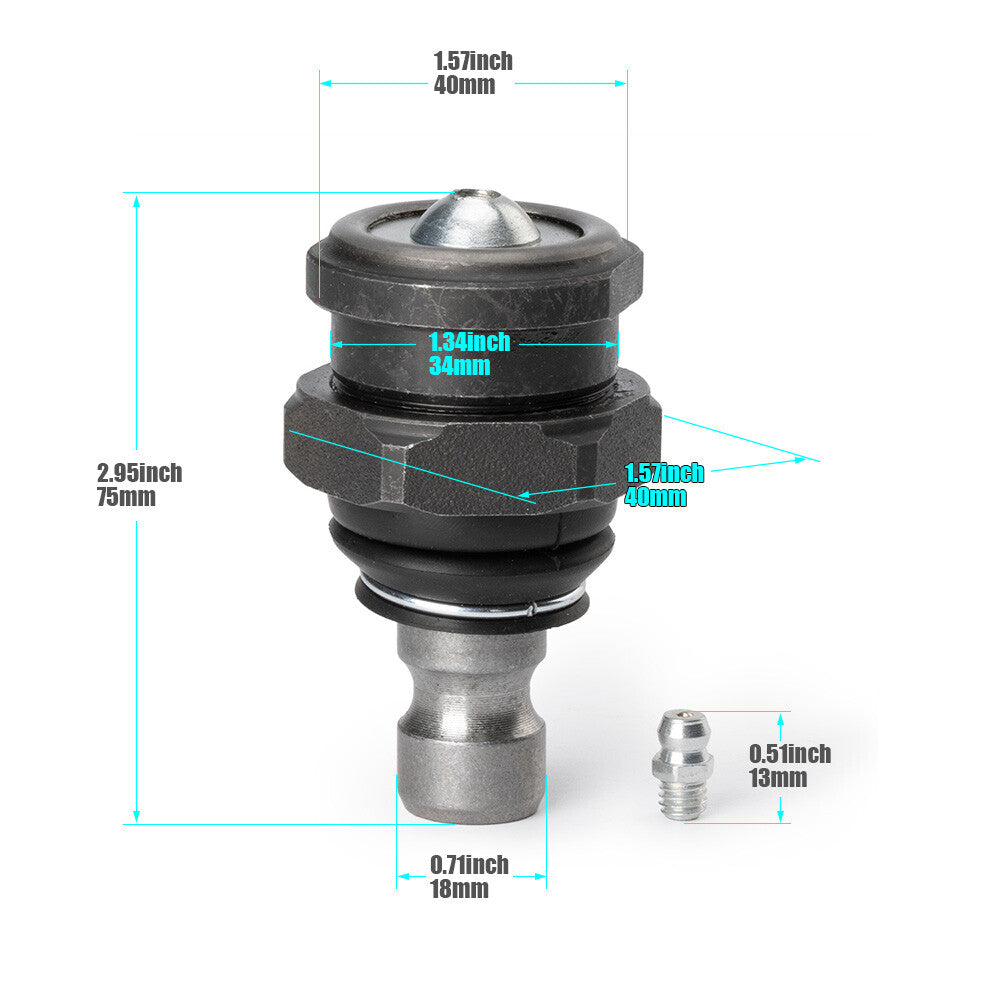 4PCS Ball Joint Package KRZRBJ10 For 2014-2023 for Polaris RZR XP Turbo S 2018