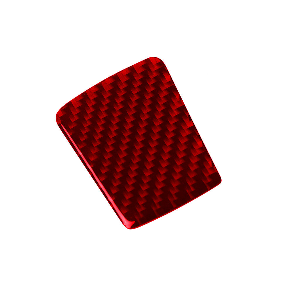 Red Carbon Fiber Steering Wheel Lower Cover Trim for Subaru Forester 2013-2018