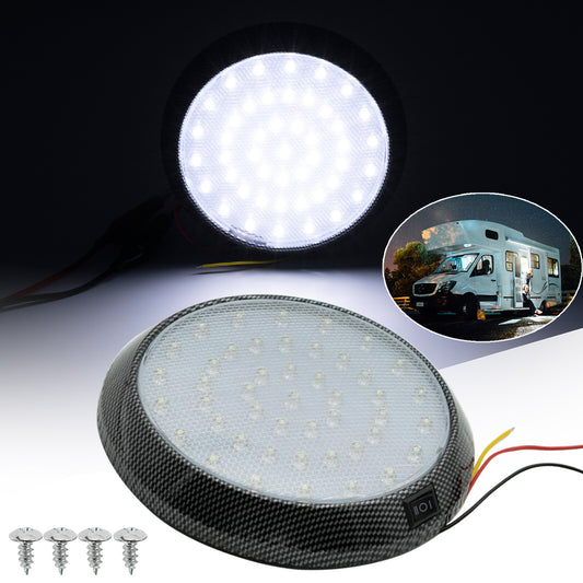 46-LED roof lamp light interior lighting light car car 12V white round DE
