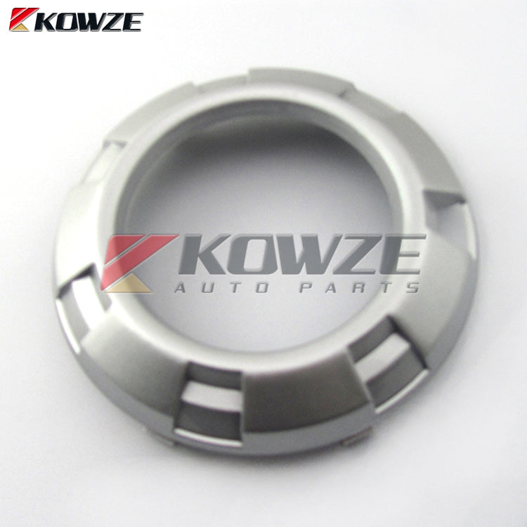 2x Front Fog Light Lamp Cover Silver for Mitsubishi Pajero Montero L200 Triton