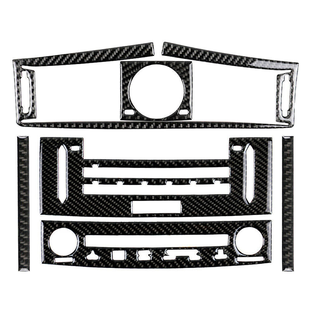 Carbon Fiber Air Vent ACCD Panel Cover Trim Set for Lexus IS250 IS350 2014-2018