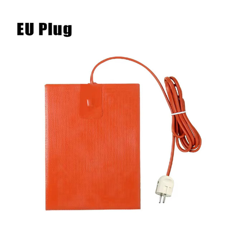 Car Engine Waterproof Silicone Heater Pad Pan Sump Tank Heater Pad EU Plug 220V