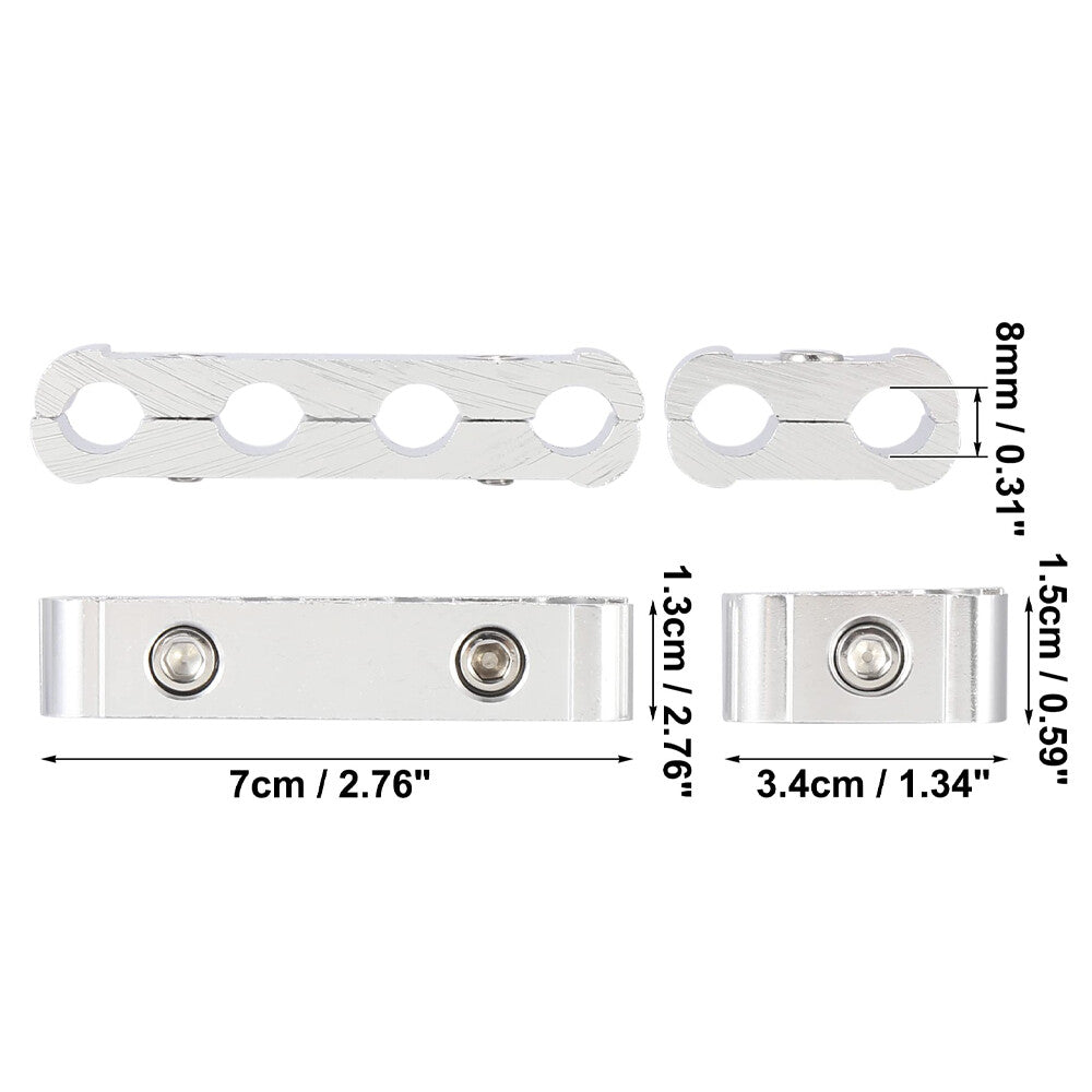 Engine Spark Plug Wire Aluminum Separator Divider 8mm 9mm10mm Fit for Ford for Chevy