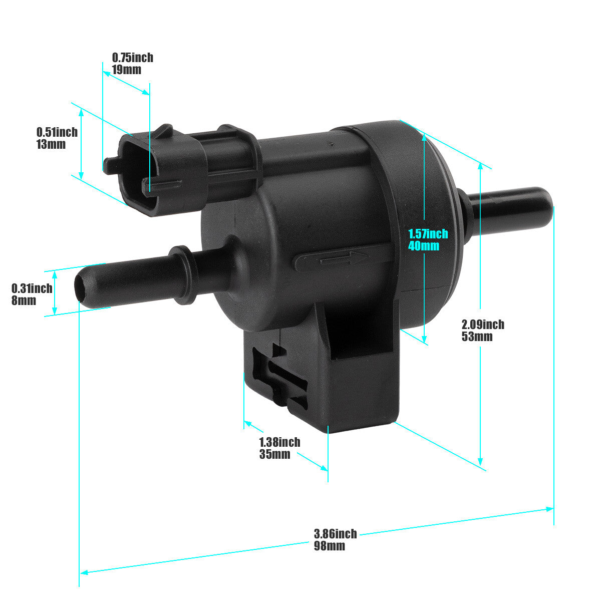 Steam tank purification solenoid valve suitable for Chevrolet for Cruze Sonic 1.8L 2011-16 55567453