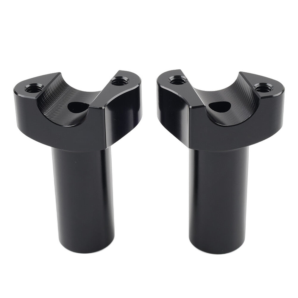 3.5 Straight Handlebar Risers Black for Harley 1 Bar Dyna Sportster Softail