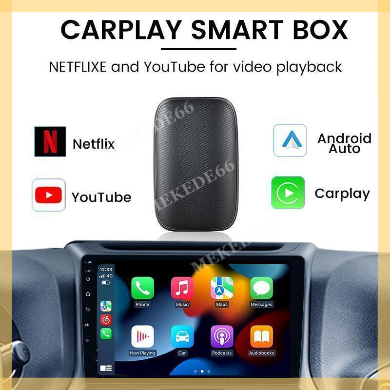 2+8G Quad Core Carplay AI Box Wireless Android Auto Adapter Car Multimedia Video