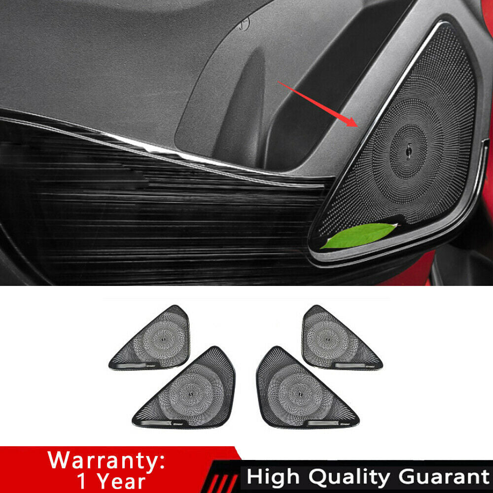 for Chevrolet Equinox 2018-2021 Black steel Inner Door Speaker Frame Cover Trim
