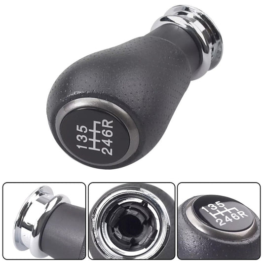 6+R Speed Gear Knob leather Plastic Black for Honda for CR-V 2006 - 2011 III gen