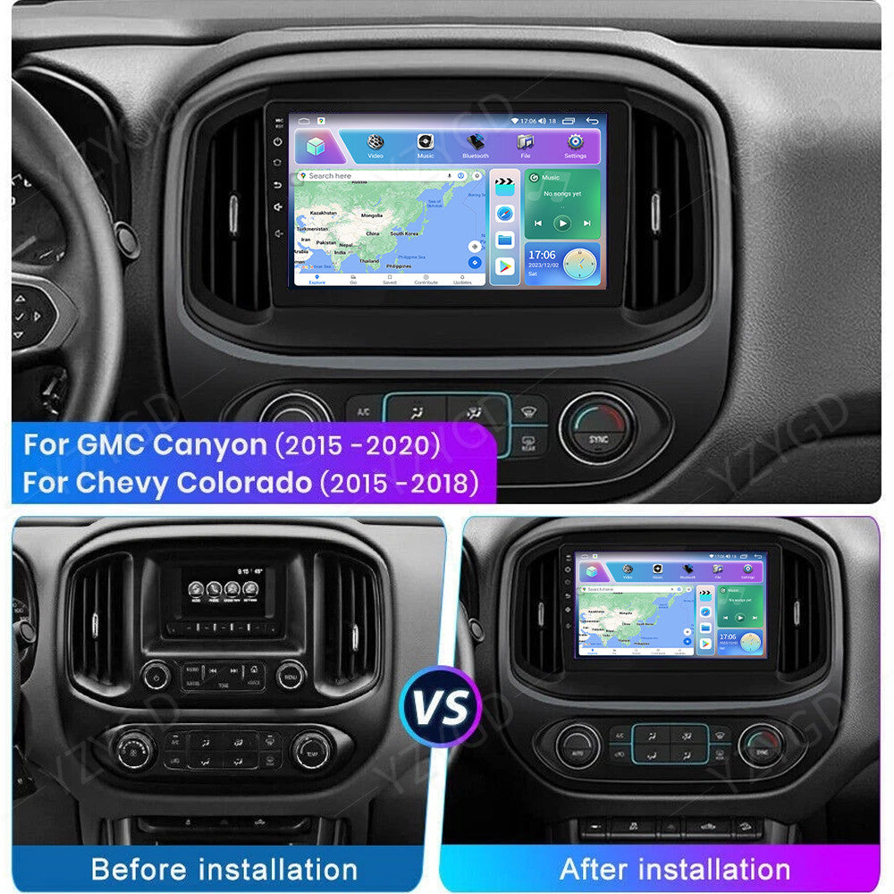 for Chevrolet Colorado 2015-2018 Android Carplay Car Stereo Radio GPS Screen BT