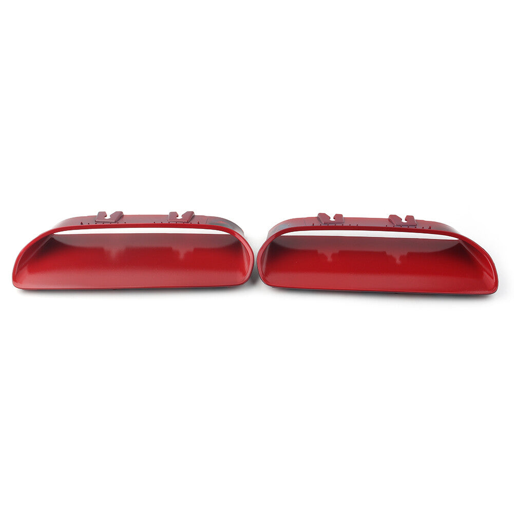 2x Hood Bezels Left and Right Trim Case Fit for Dodge for Challenger Redeye 2019-20 RED