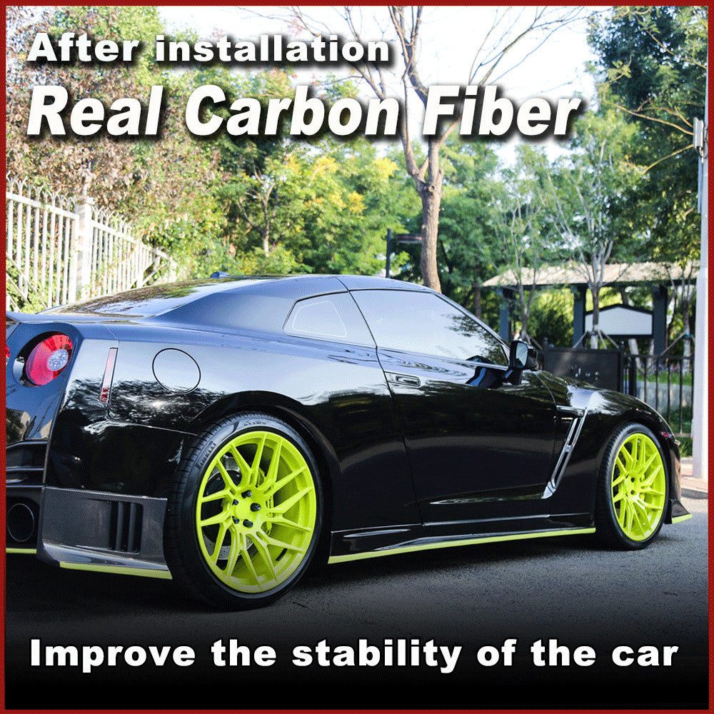 Fit for Nissan GT-R GTR 2008-2022 REAl Carbon Side Fender Vent Fins Cover Trim