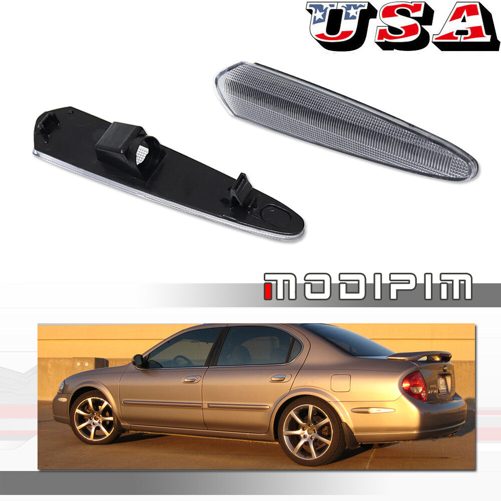 Applicable to 2000-03 for Nissan Maxima driver + passenger rear side marker light Assy 1 dual