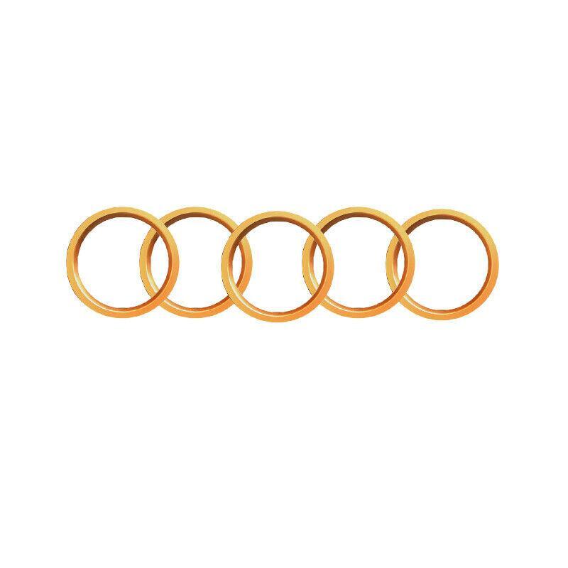 Car for Suzuki Vitara 16-20 Central Console Air Outlet Vent Trim Aluminum Golden