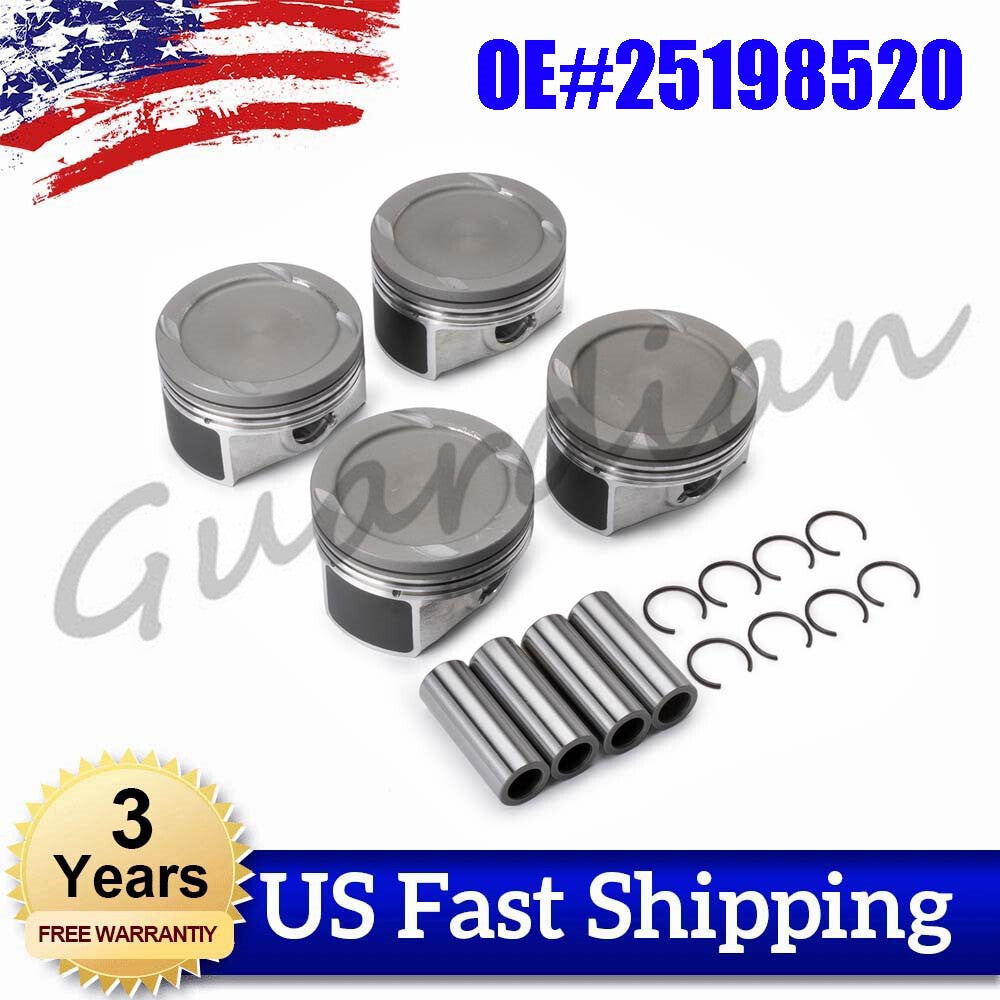 Engine piston and ring kit 25198520 for Buick Encore and for Chevrolet for Cruze Sonic 1.4L.