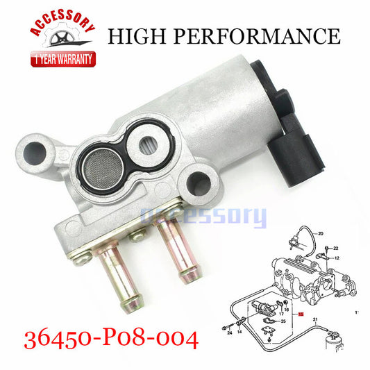 IAC (Idle Air Control Valve) is suitable for Honda CR-V for Civic 1.5L and 1.6L models. (36450-P08-004-)
