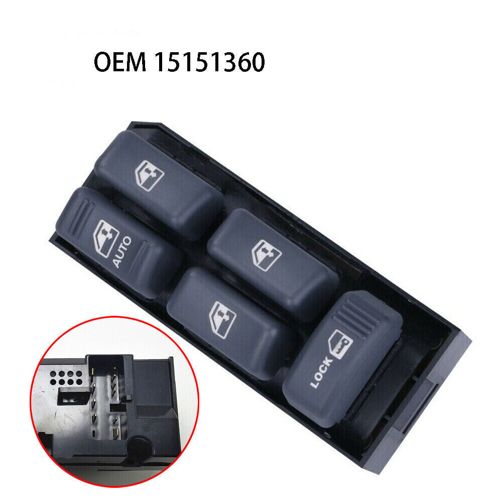 For 95-1999 for GMC for Chevrolet Suburban Electric Power Window Master Switch 15151360