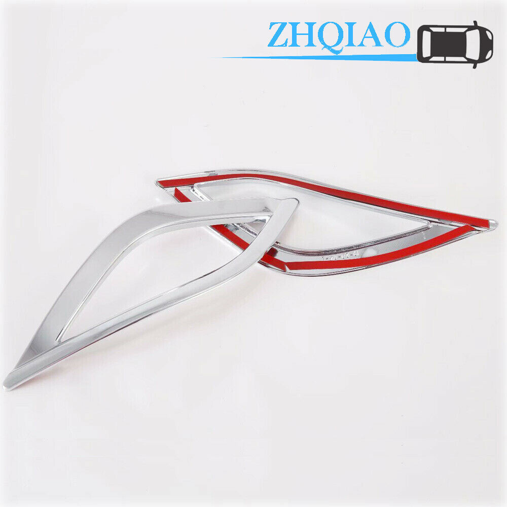 Chrome Tail Rear Fog Light Lamp Frame Cover Trim for Toyota Prius 2019-2020