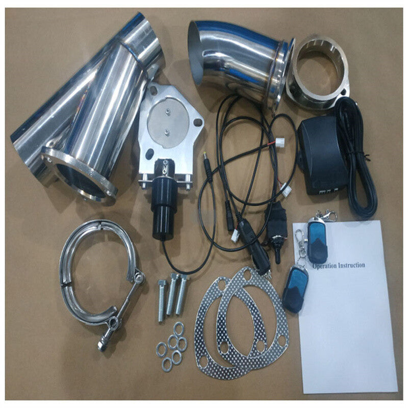 2.5 Stainless Exhaust Valve Motor Dump Valve Manual Control  Wireless Remote