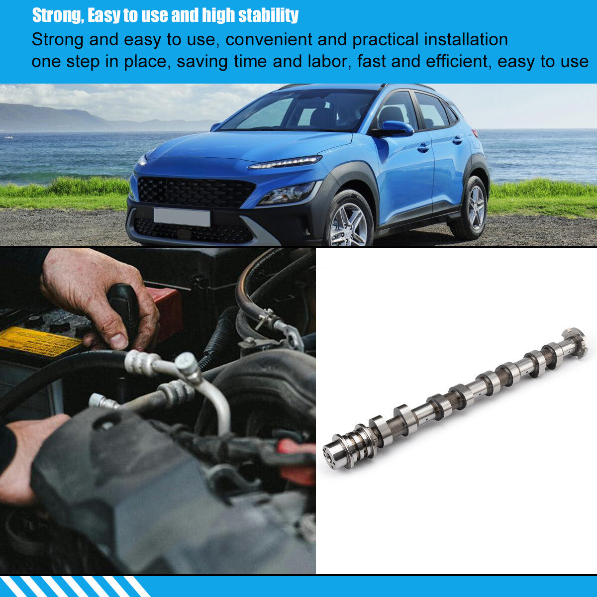 1X 242002E074 24200-2E084 Exhaust Camshaft For 2017-2021 for Hyundai for Elantra 2.0L AU
