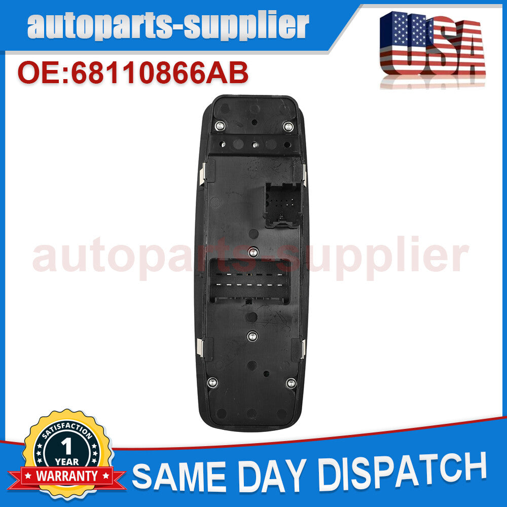 for Chrysler for Dodge for Ram 1500 2500 3500 4500, main window switch 681866AA (Front)