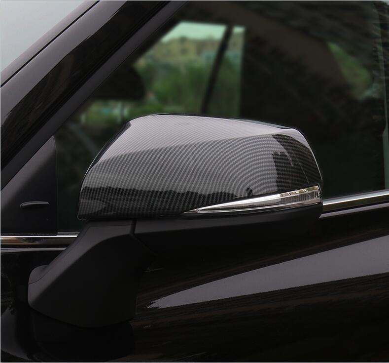 for Toyota Grand Highlander 2024 Carbon Fiber Look Mirror Rearview Trim Cover 2P