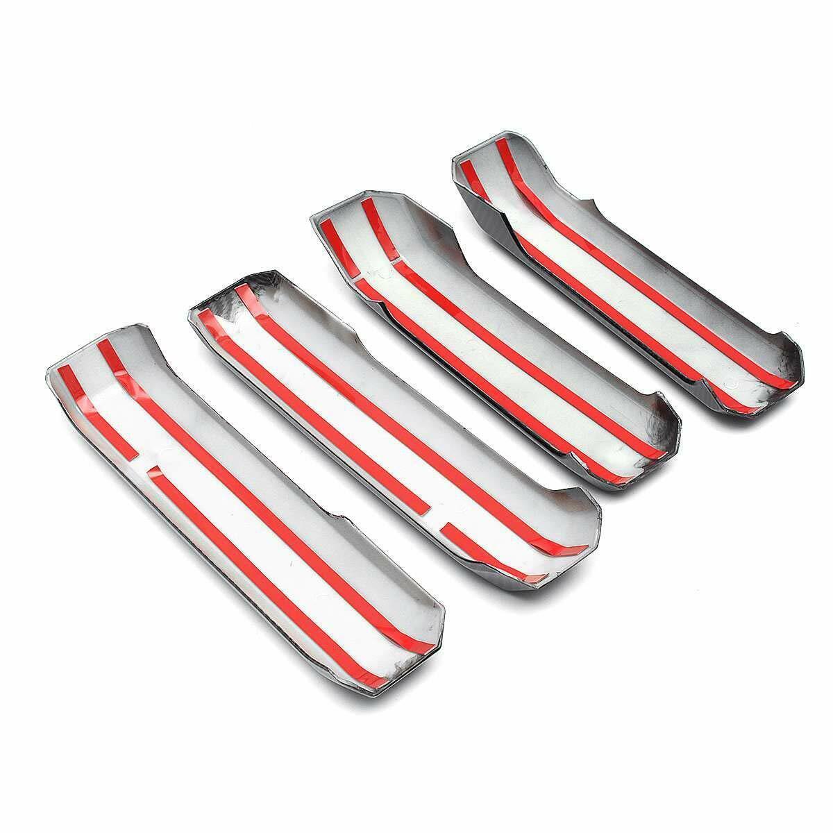 for Ford F150 2015-2020 Carbon Fiber Interior Door Grab Handle Cover Trim Decor