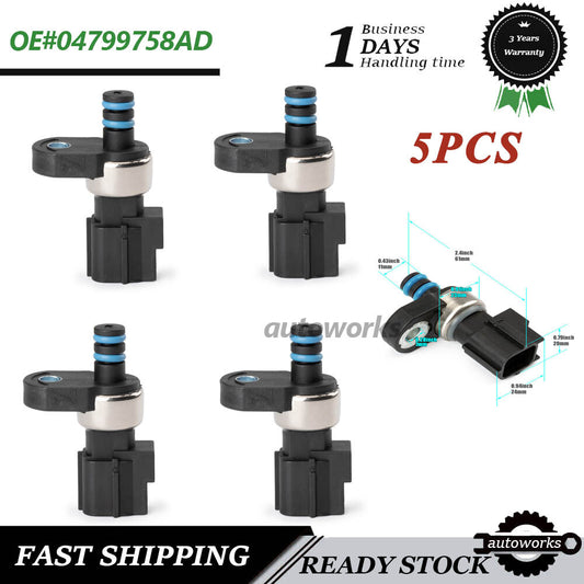 5X Oil Pressure Sending Unit Sensor 04799758AD for Dodge for Ram 1500 for Jeep for Chrysler