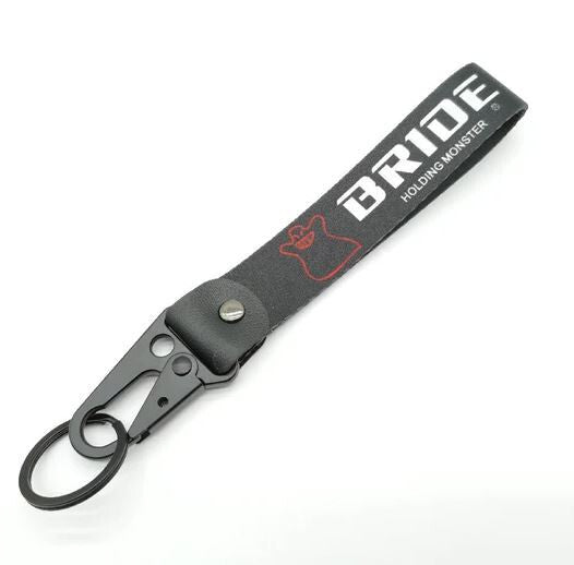 Car keychain/key ring with lanyard, car accessories, bridal, black, suitable for Mazda .