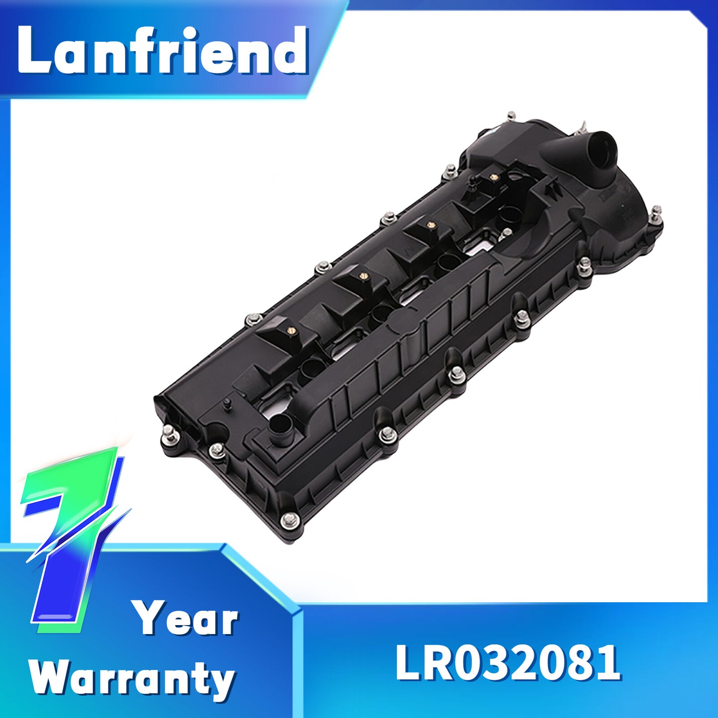 Left Valve Cover Fit for Land Rover for Range Rover 2005-2012 LR032081 Full Gasket Set