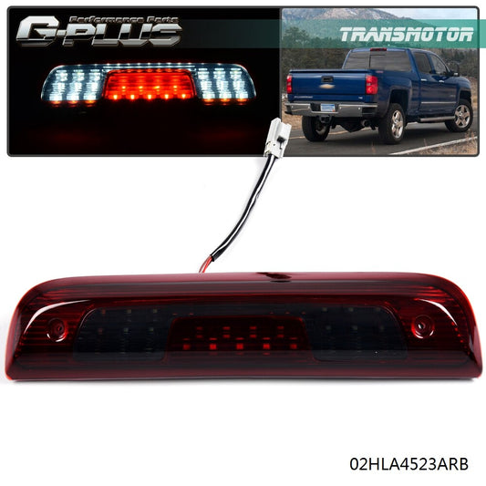 Suitable for 14-18 year old for Chevrolet Silverado for GMC for Sierra 1500 2500 trucks, LED 3rd Brake lights.