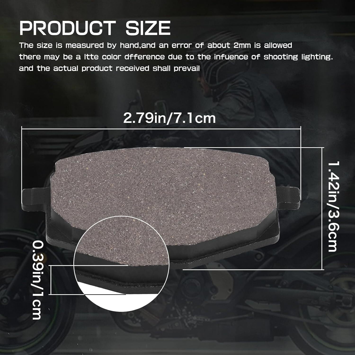 FR Brake Pads for Yamaha DT 125 R 1988-2003,YTZ 250 N/S TRI-Z 1985 1986