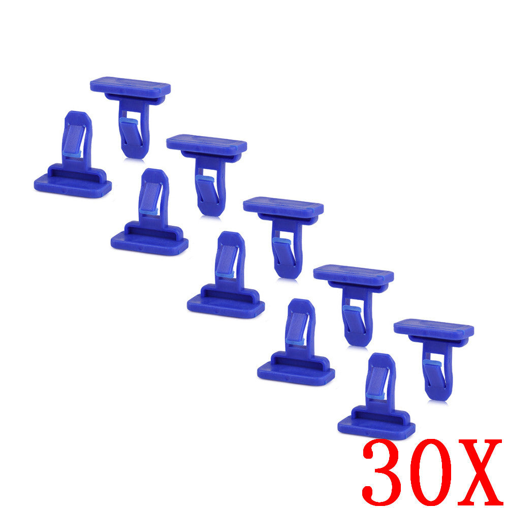 30Pcs Blue Bumper Moulding Clips Retainer Fastener for Toyota for Land Cruiser for Camry