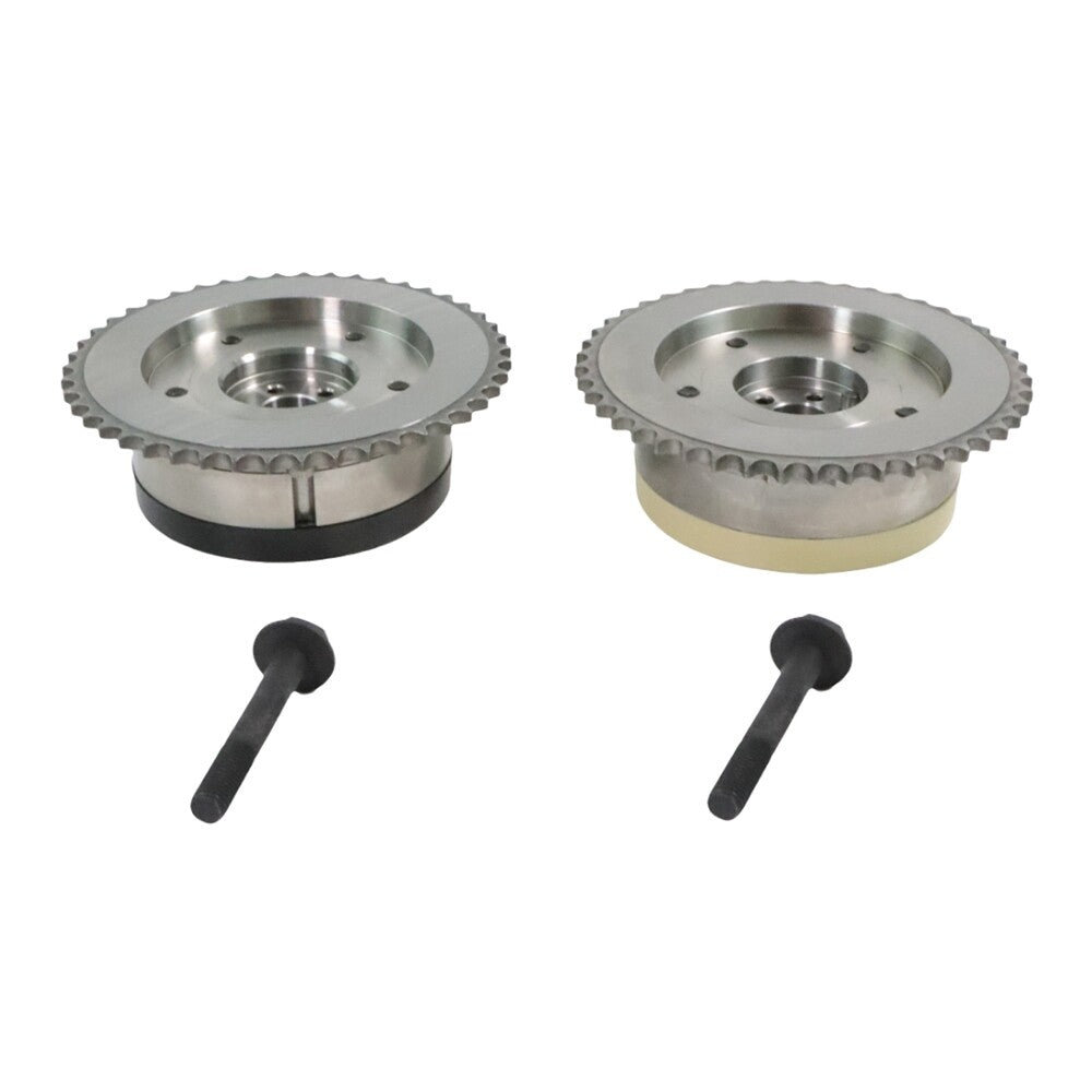 2x IntakeExhaust Cam Camshaft Phaser Gear For 2.0 2.4L for Chevrolet Equinox Impala