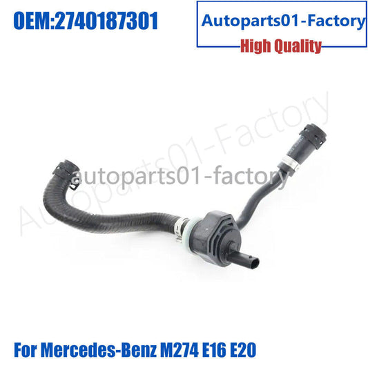 2740187301 New PCV Valve Bleed Line Hose Pipe for Mercedes-Benz M274 E16 E20