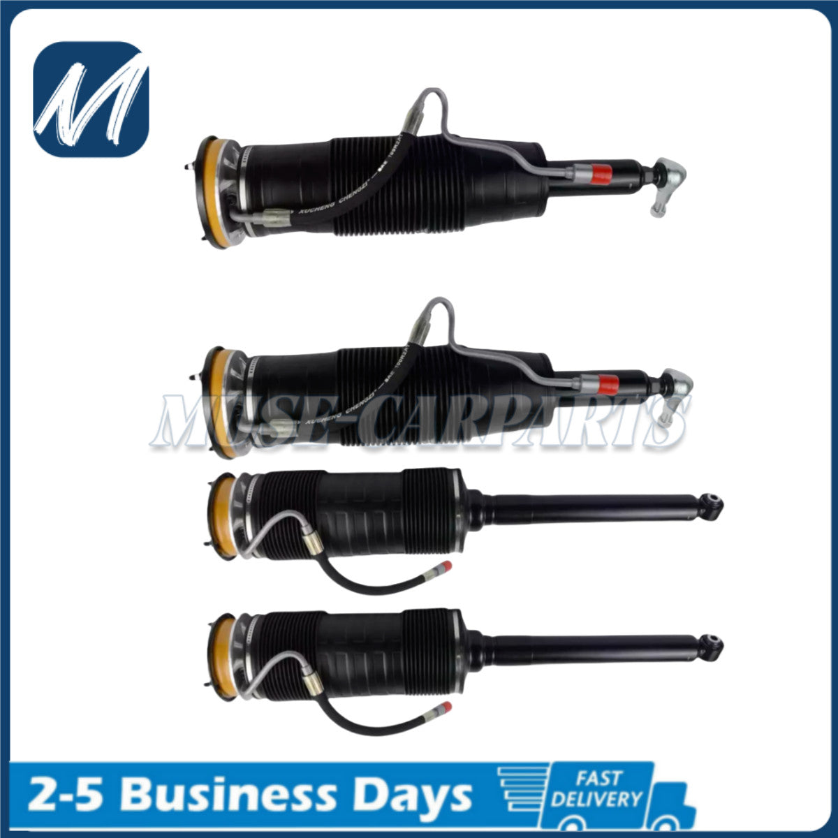 pair of rear L+R shock absorber strut assemblies for Lincoln MKZ 2013-2020 Gas Electric