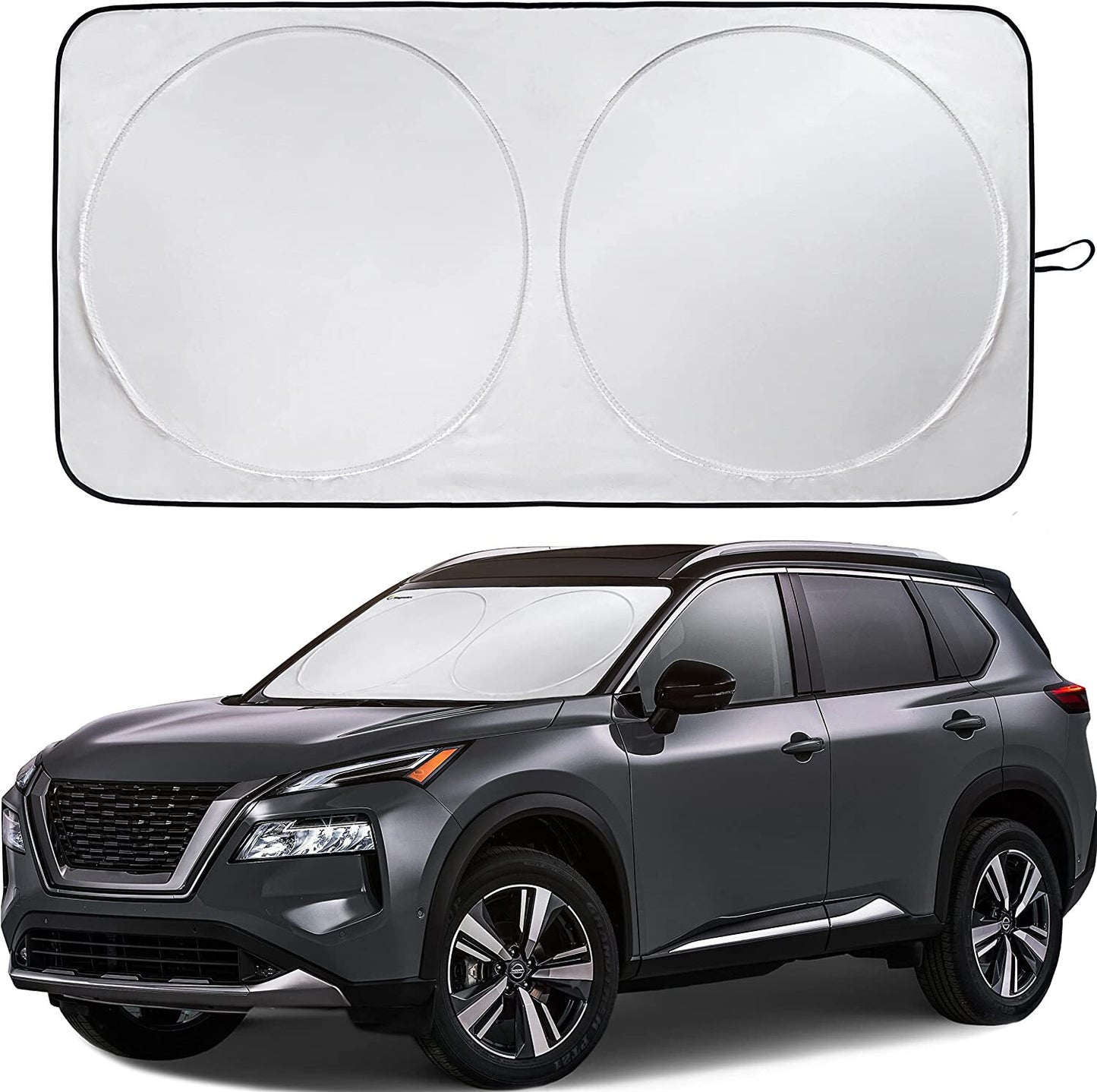 5931'' Car Windshield Sunshade Sun Shade W/pouch Blocks Heat and Sun 5931 inch
