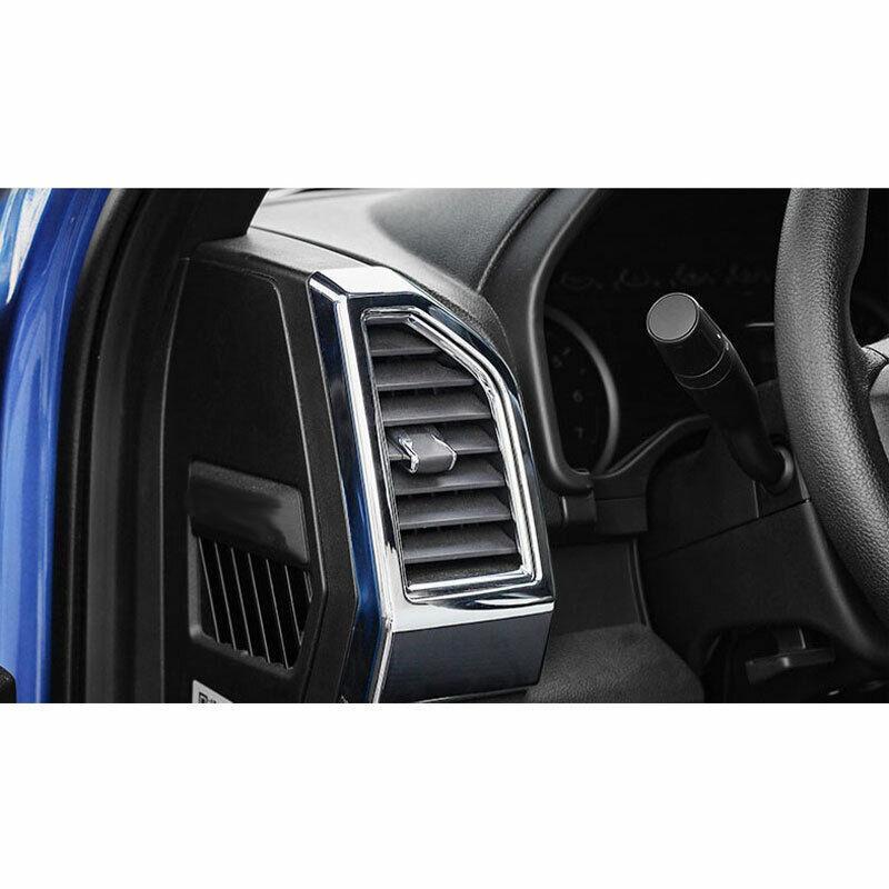 Chrome Console LR Air Outlet Vent Trim 1PCS Fit for Ford F150 F-150 2015-2020