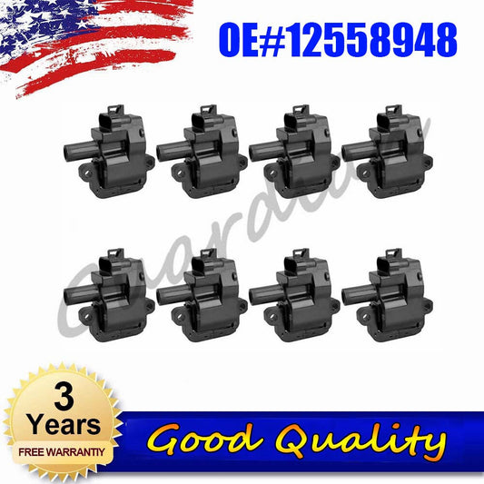 Ignition Coils 12558948 for Pontiac Firebird for GMC for Yukon for Sierra 3500 for Chevrolet