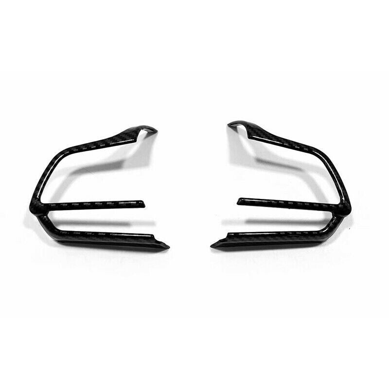 2P for Toyota Highlander 2020-2023 Carbon Fiber Inner Steering Wheel Trim Cover