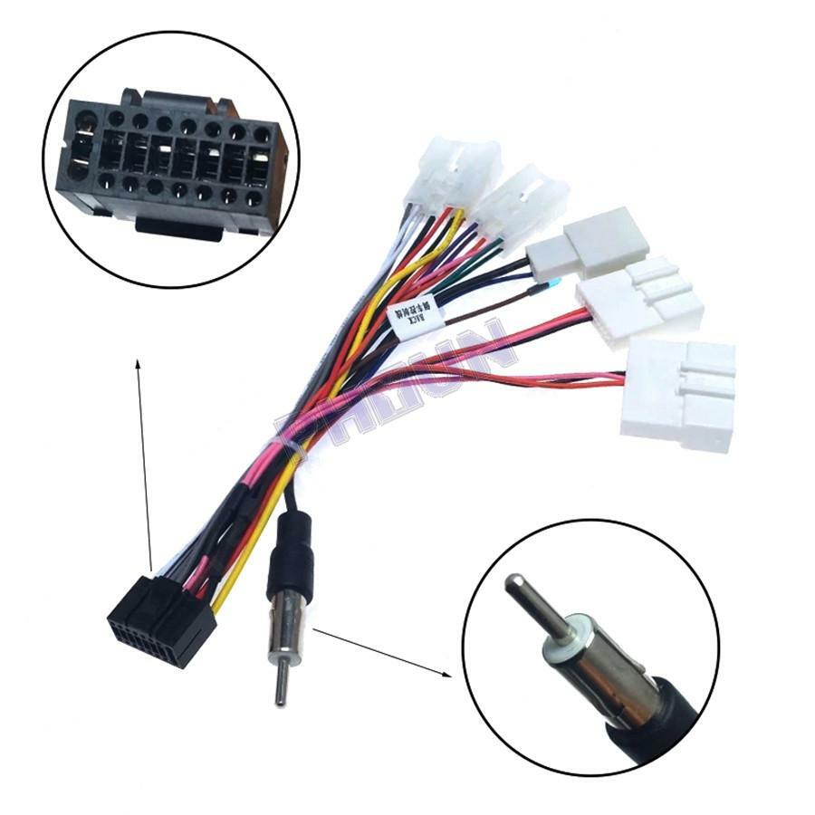 16 Pin Power Wiring Harness Connector Adapter For 2004+ for Toyota Stereo Navigation