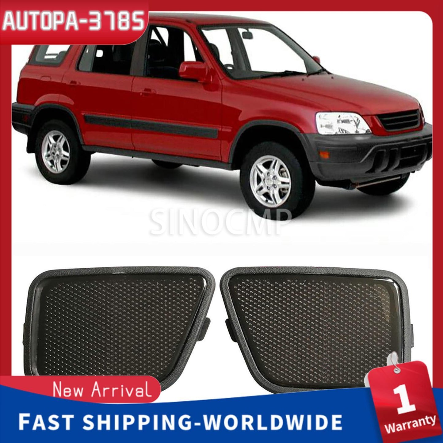 Smoke Front Bumper Fender Side Marker Reflector For 1997-2001 for Honda CR-V CRV NEW
