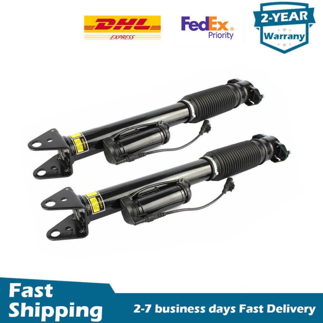 Pair Rear Shock Absorbers With ADS for Mercedes GLE GLS M-Class W166 ML350